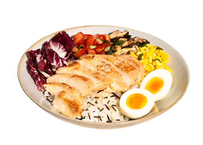 SOUS VIDE CHICKEN BREAST WILD RICE BOWL (WARM)